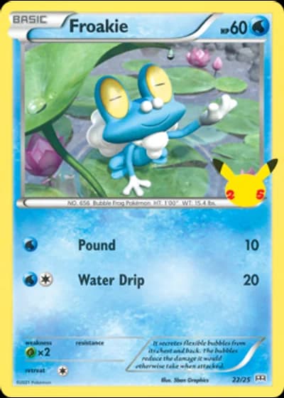 Froakie #22/25 — McDonald's Collection 2021