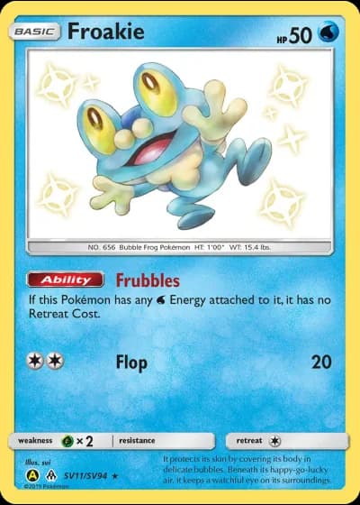 Froakie SV11/94 — Shiny Vault (Hidden Fates)