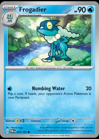 Frogadier #057/167 — Twilight Masquerade