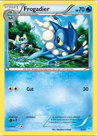 Frogadier #21/30 — XY trainer Kit (Suicune)