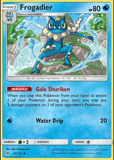Frogadier #23/131 — Forbidden Light
