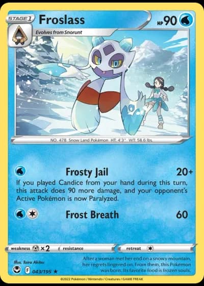 Froslass #043/195 — Silver Tempest