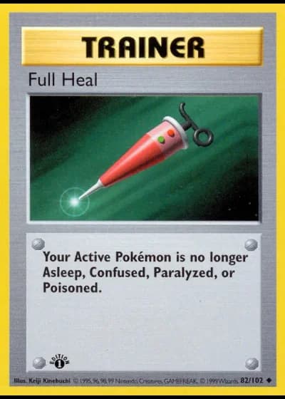 Full Heal #82/102 — Base Set