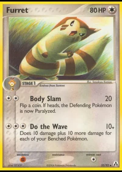 Furret #33/92 — Legend Maker