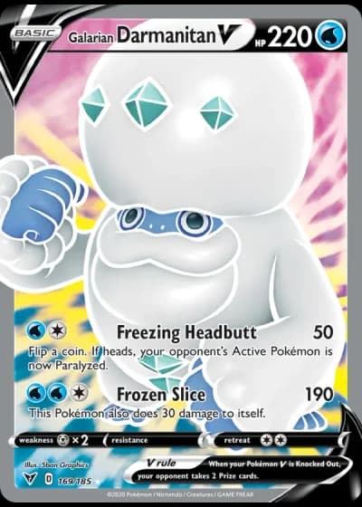 Galarian Darmanitan V #169/185 — Vivid Voltage