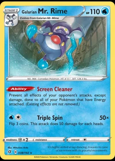 Galarian Mr. Rime #38/192 — Rebel Clash