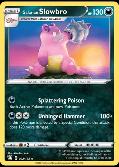 Galarian Slowbro #92/163 — Battle Styles