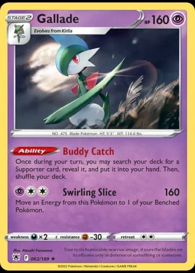 Gallade #062/189 — Astral Radiance