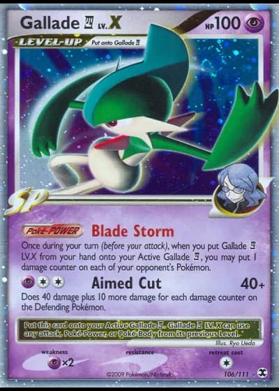 Gallade 4 LV.X #106/111 — Rising Rivals