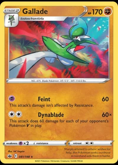 Gallade #81/198 — Chilling Reign