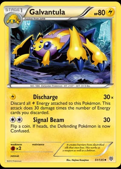 Galvantula #51/135 — Plasma Storm