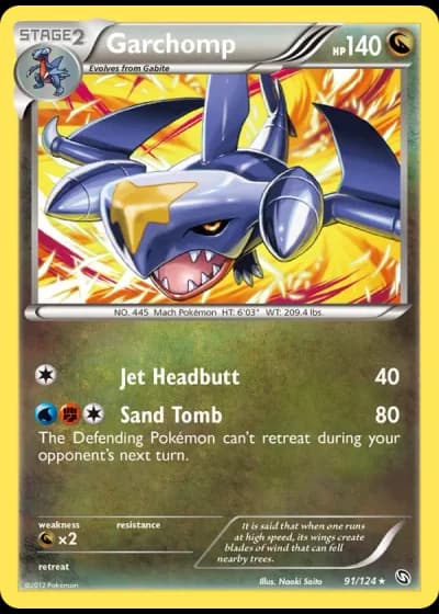 Garchomp #91/124 — Dragons Exalted