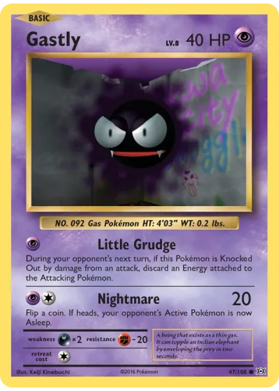 Gastly #47/108 — Evolutions