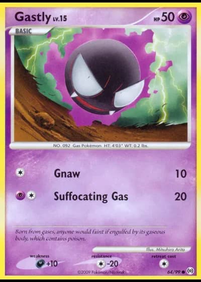 Gastly #64/99 — Arceus
