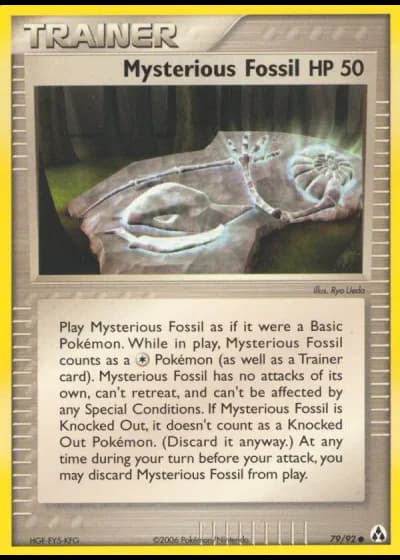 Geheimnis-Fossil #79/92 — EX Legend Maker