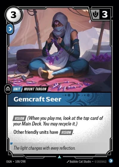 Gemcraft Seer #100/352 — Origins