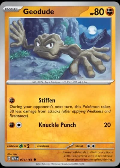 Geodude #074/165 — 151