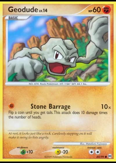 Geodude #65/99 — Arceus