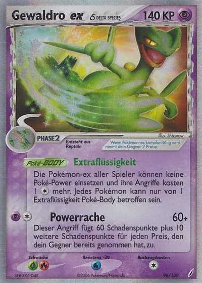 Gewaldro ex #96/100 — EX Crystal Guardians