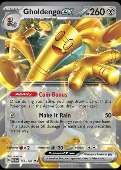Gholdengo ex #139/182 — Paradox Rift