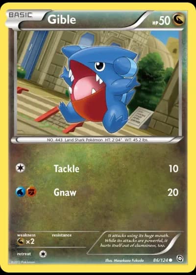 Gible #86/124 — Dragons Exalted