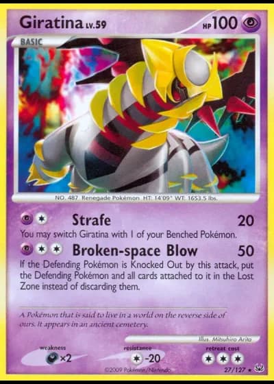 Giratina #27/127 — Platino