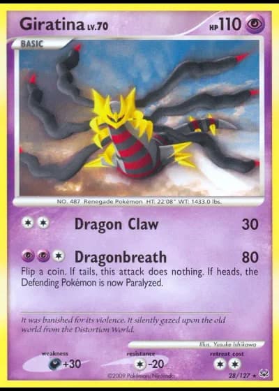 Giratina #28/127 — Platino