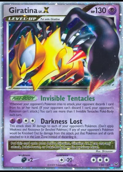 Giratina LV.X #124/127 — Platinum