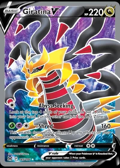 Giratina V #185/196 — Lost Origin