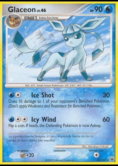 Glaceon #20/100 — Alba Suprema