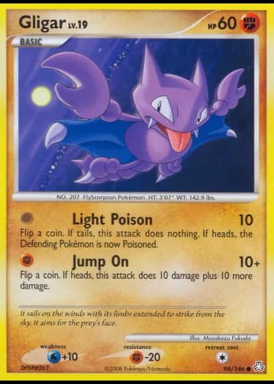 Gligar #94/146 — Il Risveglio dei Miti