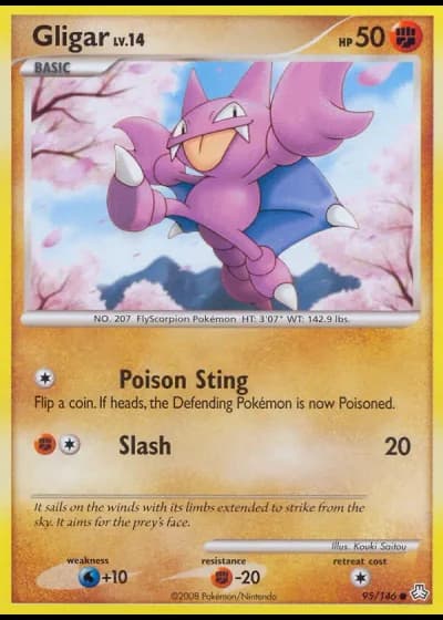 Gligar #95/146 — Il Risveglio dei Miti