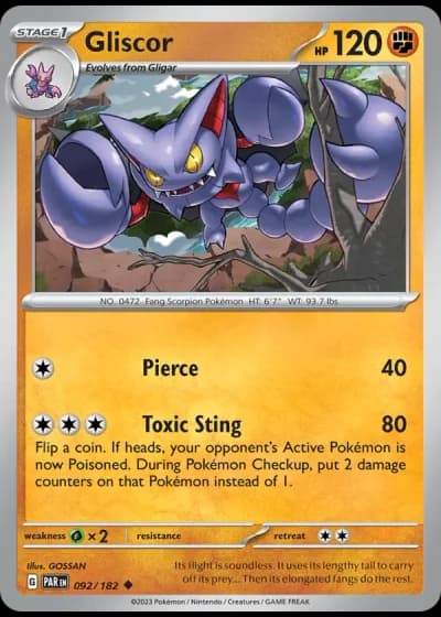 Gliscor #092/182 — Paradox Rift