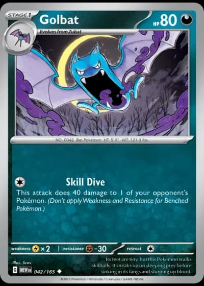 Golbat #042/165 — 151