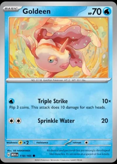 Goldeen #118/165 — 151