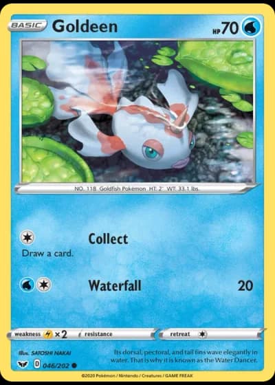 Goldeen #46/202 — Sword & Shield