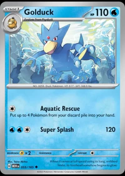 Golduck #055/165 — 151
