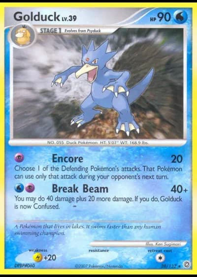 Golduck #28/132 — Secret Wonders