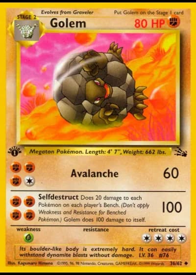 Golem #36/62 — Fossil