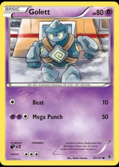 Golett #45/101 — Plasma Blast