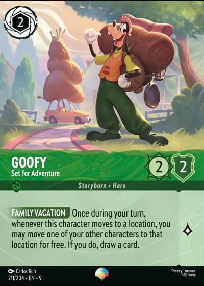 Goofy - Set for Adventure #211/204 — Fabled