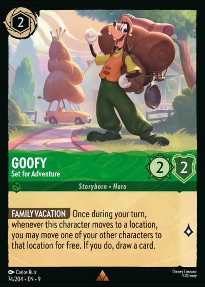 Goofy - Set for Adventure #74/204 — Fabled