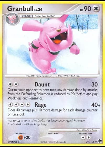 Granbull #39/106 — Great Encounters