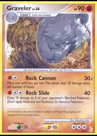 Graveler #2/11 — DP trainer Kit (Lucario)