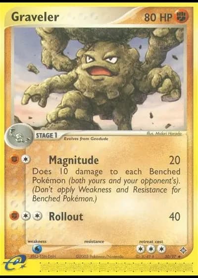 Graveler #30/97 — Dragon