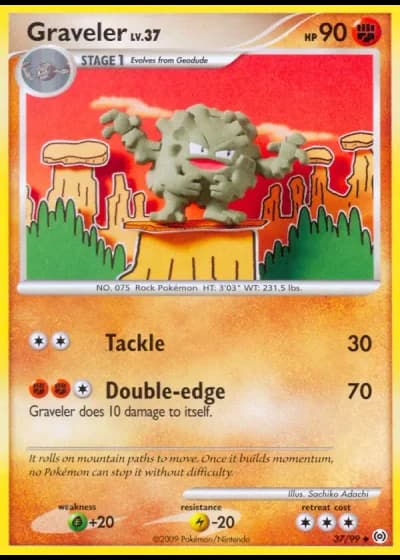 Graveler #37/99 — Arceus