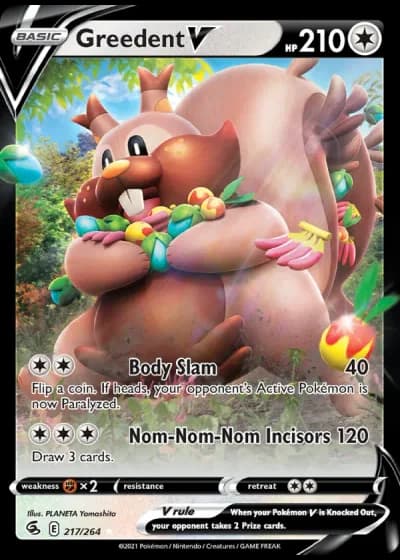 Greedent V #217/264 — Fusion Strike