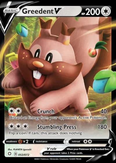 Greedent V #53/72 — Shining Fates