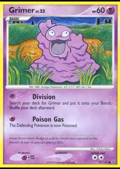 Grimer #75/127 — Platinum