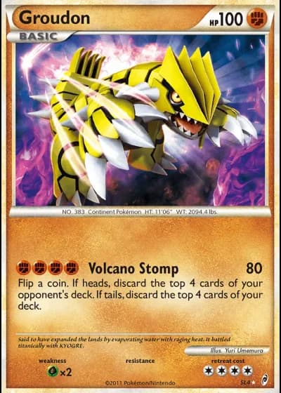 Groudon SL4/95 — Call of Legends